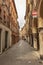 Historical alley in the Italian city Ferrara 3