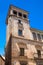 Historical Anaya Tower built on the fifteenth century at Salamanca city center