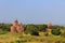 Historical Ancient Pagodas , Bagan in Myanmar (Burmar)