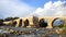 Historical Aspendos bridge, Turkey