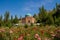 Historical beautiful mausoleum monument in Tajikistan