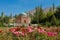 Historical beautiful mausoleum monument in Tajikistan