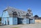 Historical Blue Wooden Church in the Town of Clausthal - Zellerfeld, Lower Saxony