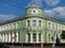 Historical building of city bank street view, Gomel, Belarus