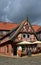 Historical Building in the Old Town of Lauenburg at the River Elbe, Schleswig - Holstein
