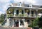 Historical Buildings in the French Quarter in the Old Town of New Orleans, Louisiana