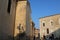 Historical buildings in vasto city in abruzzo region of itlaly