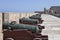 Historical cannons in the fort Essaouira, Morocco