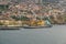 Historical centre Zona Velha with the waterfront and Fort of Sao Tiago in Funchal, Madeira