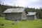 Historical chalet in the nature reserve Tandovala in Dalarna, Sweden