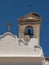 Historical church tower in the old town of Faro, Algarve - Portugal