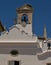 Historical church tower in the old town of Faro, Algarve - Portugal