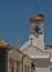 Historical church tower in the old town of Faro, Algarve - Portugal