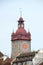 Historical clock tower in old town city Lucerne