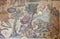 historical colorful and detailed roman hunting scene mosaic floor background
