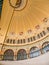 Historical dome of Prague Main Railway Station