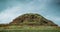 Historical fortification of the Sardinia region, the nuraghe was the residence of the chief tribes maquis in bloom in spring