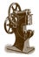 Historical geared pressing machine