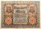 Historical german banknote from 1920