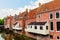Historical hanging kitchens in Appingedam, Netherlands