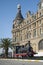 The historical Haydarpasha station building from the Ottoman period in Istanbul,