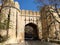 Historical and Heritage fort gate on the mountains in Jaipur Rajasthan