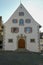 The historical house at the town of Bremgarten on Switzerland
