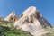 Historical house in volcanic rock, Cappadocia, Turkey