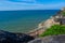 The historical huge rock/stone of faith on the edge of a cliff - Wat Khao Kaw Saen, Songkhla