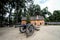 Historical Jamestown Settlement Building and Cannon