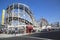 Historical landmark Cyclone roller coaster in the Coney Island section of Brooklyn