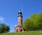 Historical Lighthouse in the Neighborhood Holtenau in Kiel, the Capital City of Schleswig - Holstein