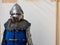 historical medieval armor bust on a mannequin