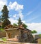 Historical medieval Shuamta monastery in Alazani