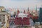 Historical Museum and Kremlin towers with stars in