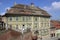 Historical old buildings in the medieval city Sibiu- Hermannstad