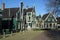 Historical Old Dutch street view , Zaanse Schans