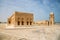 Historical old Mosque with a Minaret in Al Thakhira, Qatar. Middle East. Persian Gulf.