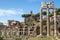 Historical open-air museum Roman Forum in Rome