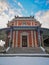 Historical pavilion Des Petits Jeux part of the Gallery Leopold II and the parc de Sept heures, in the city center of Spa, Belgium