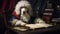 Historical Paws: George Washington\\\'s Canine Constitutional Signing Rendition