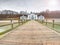 Historical pier and the resort of Sellin on Ruegen island