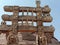 Historical Place Sanchi Stupa gate at Madhya Pradesh India