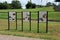 Historical Plaques at the Helena Levee Walk, Helena Arkansas.