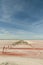 Historical remains of old salt exploitation, Salinas Grande,