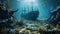 Historical Reproductions: Unreal Engine 5 Pirate Ship Underwater Image