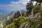 Historical Saint Hilarion Castle in Kyrenia region - Northern Cyprus