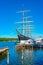 Historical ship Pommern in Mariehamn at Aland islands, Finland