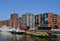 Historical Ships in the Museum Port in the Neighborhood Hafen City in the Hanse City Hamburg