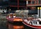 Historical Ships in the Neighborhood Hafen City in the Hanse City Hamburg